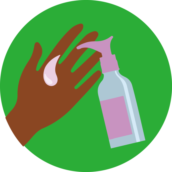 Transparent Global Handwashing Day Leaf Logo Green for Hand washing for Global Handwashing Day