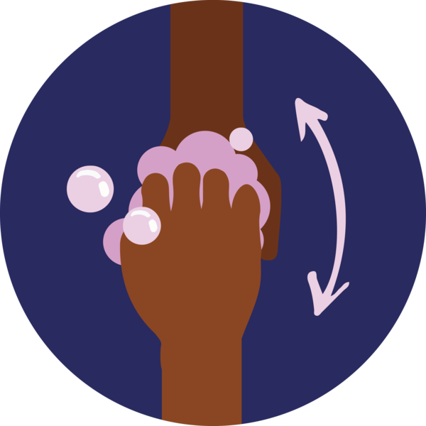 Transparent Global Handwashing Day Logo Human Meter for Hand washing for Global Handwashing Day