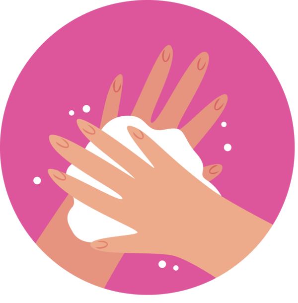 Transparent Global Handwashing Day Hand model Hand Nail polish for Hand washing for Global Handwashing Day