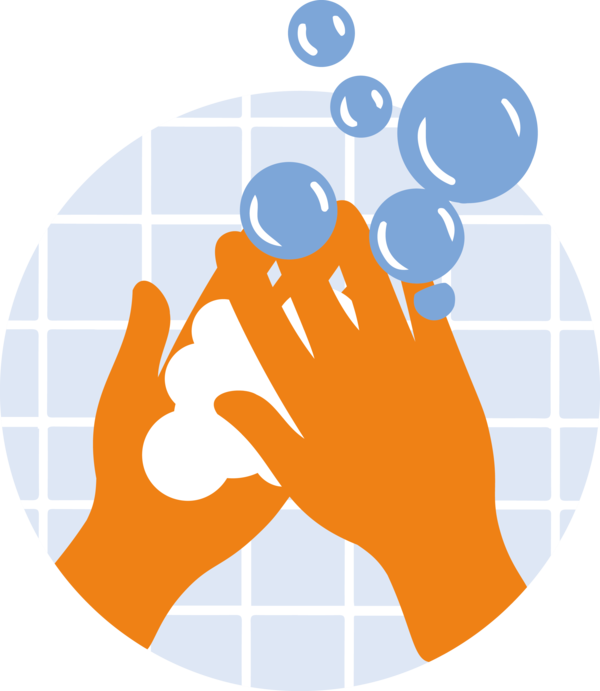 Transparent Global Handwashing Day Cloth face mask for Hand washing for Global Handwashing Day