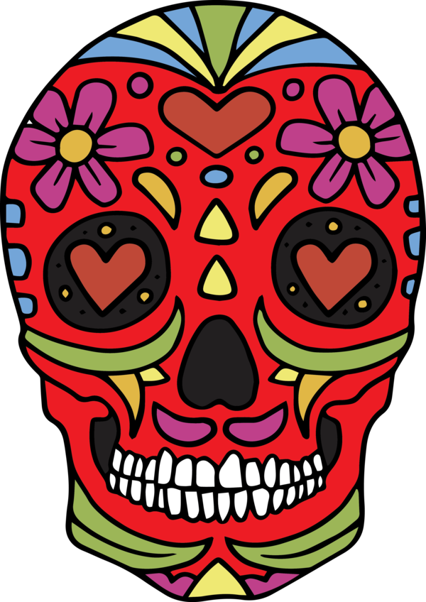 Transparent Cinco de mayo Drawing Visual arts Silhouette for Mexican Skull for Cinco De Mayo