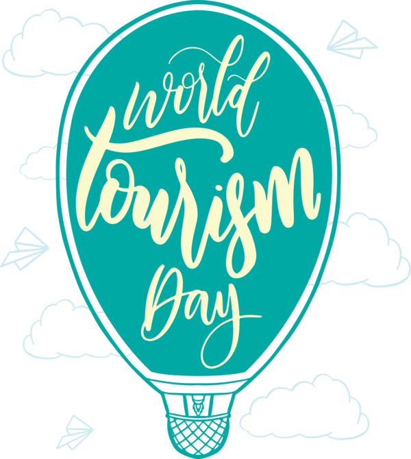 Transparent World Tourism Day Line art Logo Line for Tourism Day for World Tourism Day