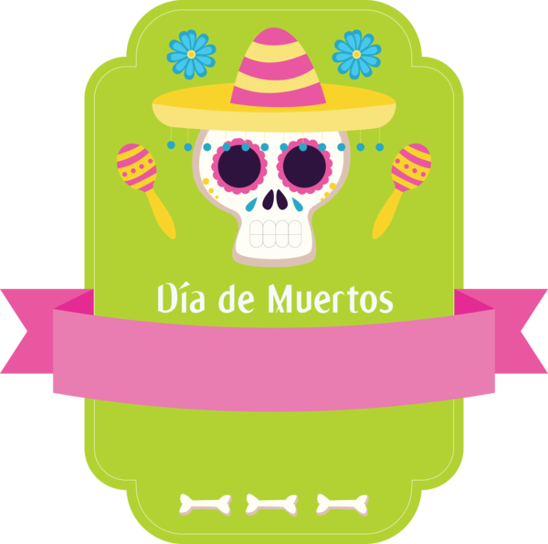 Transparent Day of the Dead Logo Alamy Design for Día de Muertos for Day Of The Dead