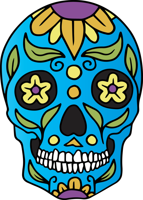 Transparent Cinco de mayo Human skull Calavera Cinco de Mayo for Mexican Skull for Cinco De Mayo