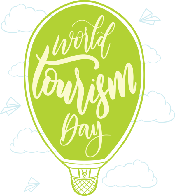 Transparent World Tourism Day Leaf Logo Green for Tourism Day for World Tourism Day
