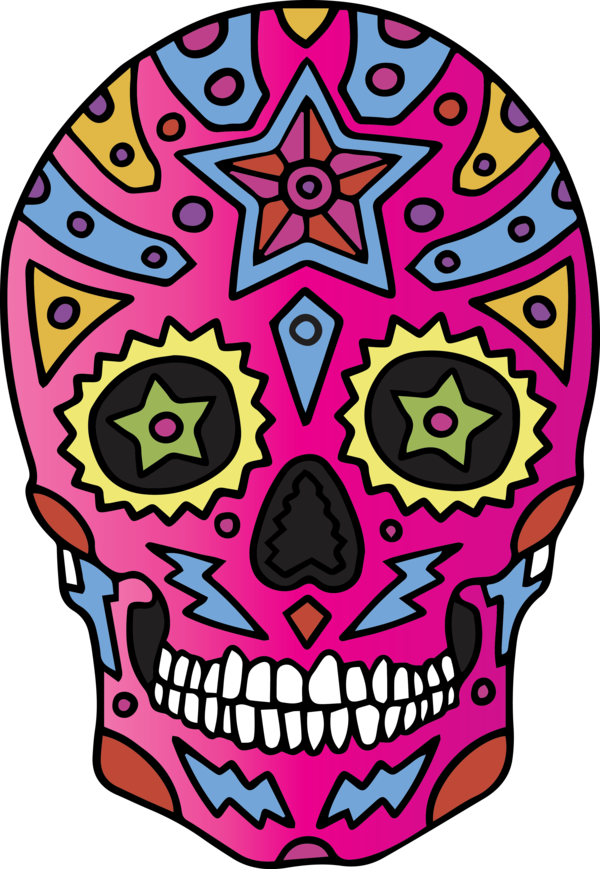 Transparent Cinco de mayo Barcode Drawing Blog for Mexican Skull for Cinco De Mayo