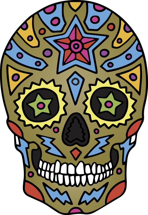 Transparent Cinco de mayo Human skull Drawing Skull art for Mexican Skull for Cinco De Mayo