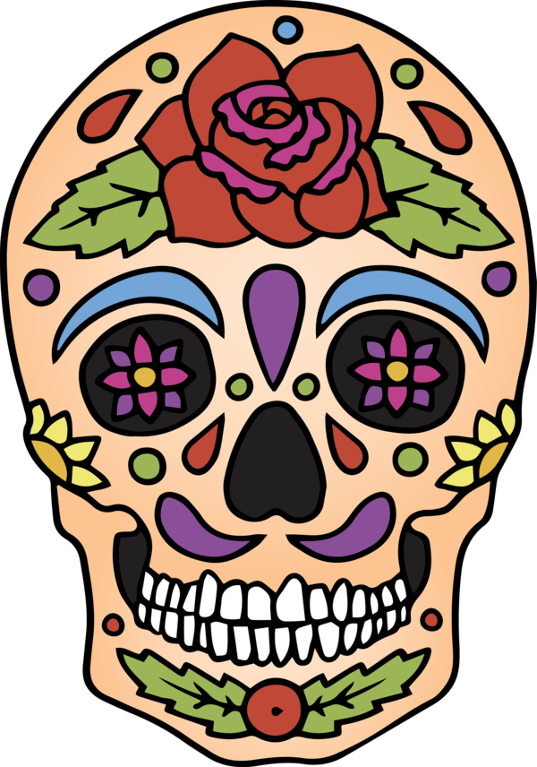 Transparent Cinco de mayo Visual arts Drawing Line art for Mexican Skull for Cinco De Mayo