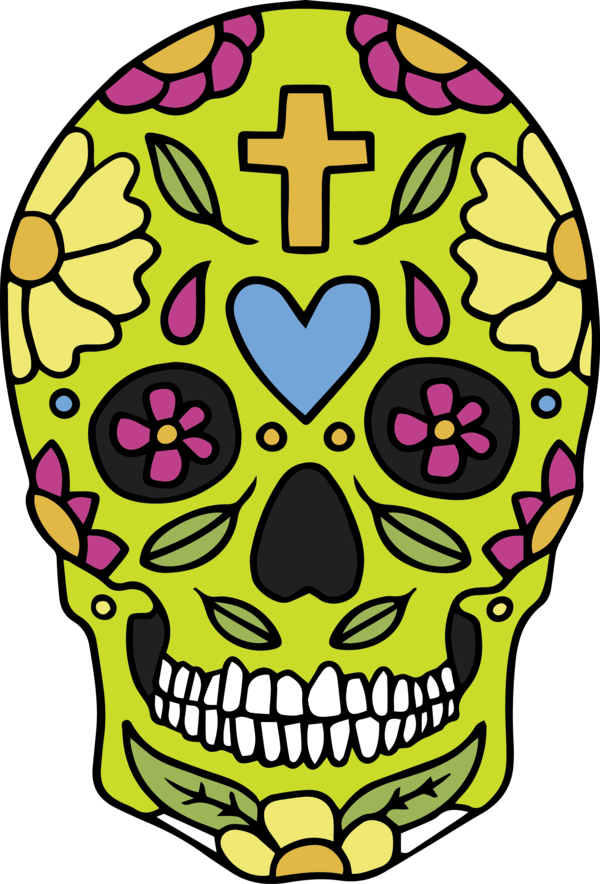 Transparent Cinco de mayo Poster Blog for Mexican Skull for Cinco De Mayo