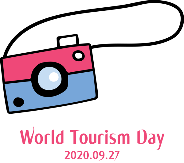 Transparent World Tourism Day Line Area Design for Tourism Day for World Tourism Day