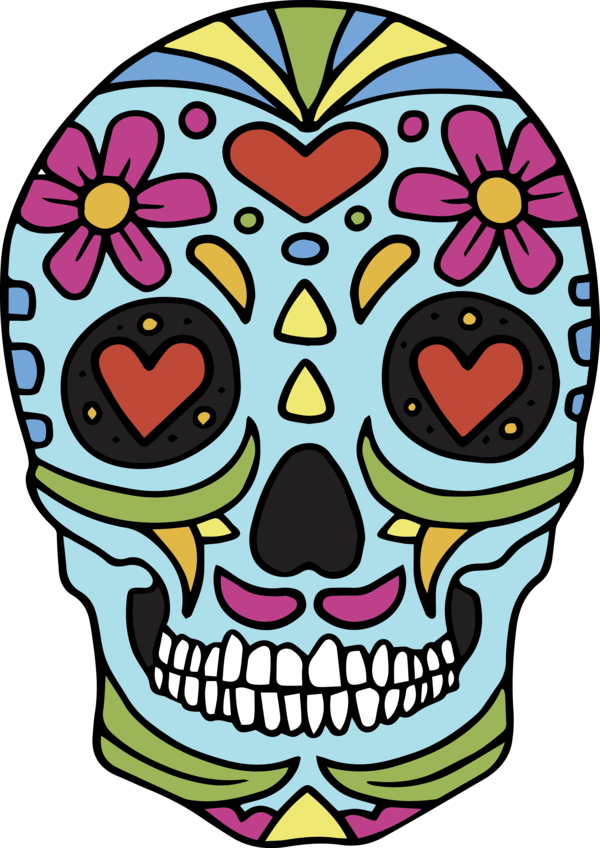 Transparent Cinco de mayo Drawing Cartoon Visual arts for Mexican Skull for Cinco De Mayo