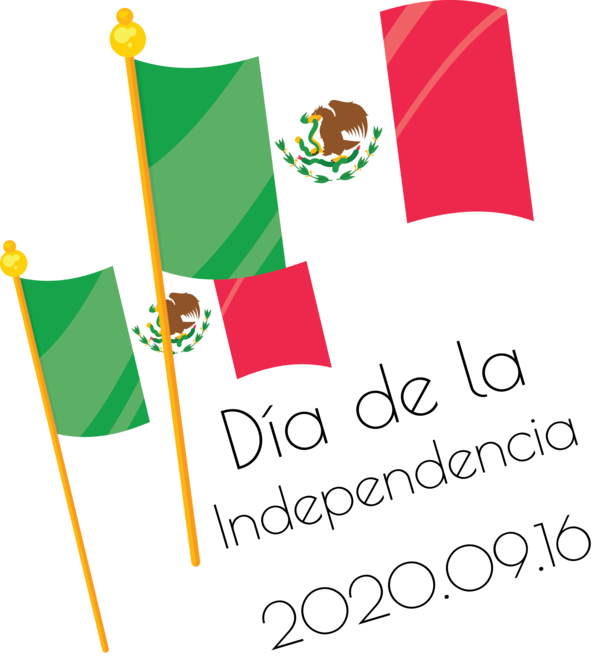 Transparent Mexico Independence Day Flag of Mexico Flag for Mexican Independence Day for Mexico Independence Day