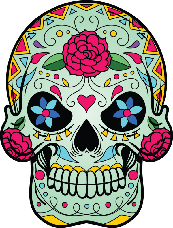 Transparent Day of the Dead Skeleton Drawing Day of the Dead for Calavera for Day Of The Dead