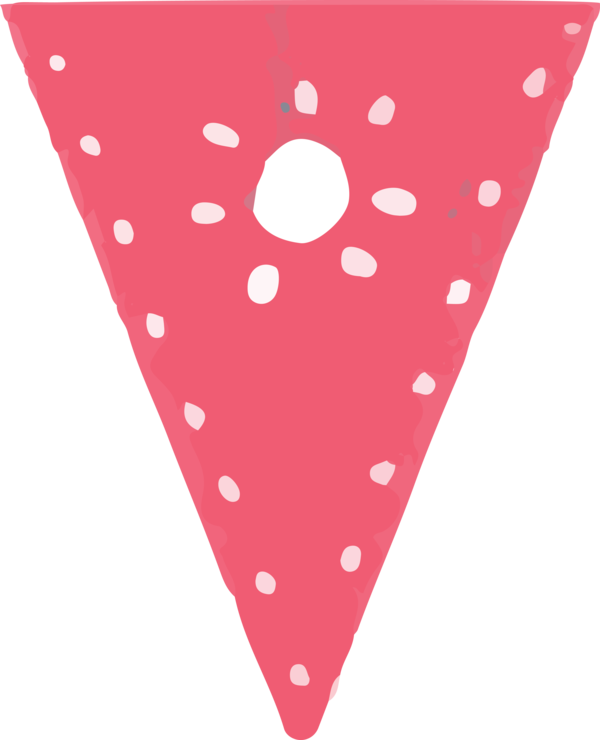 Transparent Day of the Dead Polka dot Angle Line for Mexican Bunting for Day Of The Dead