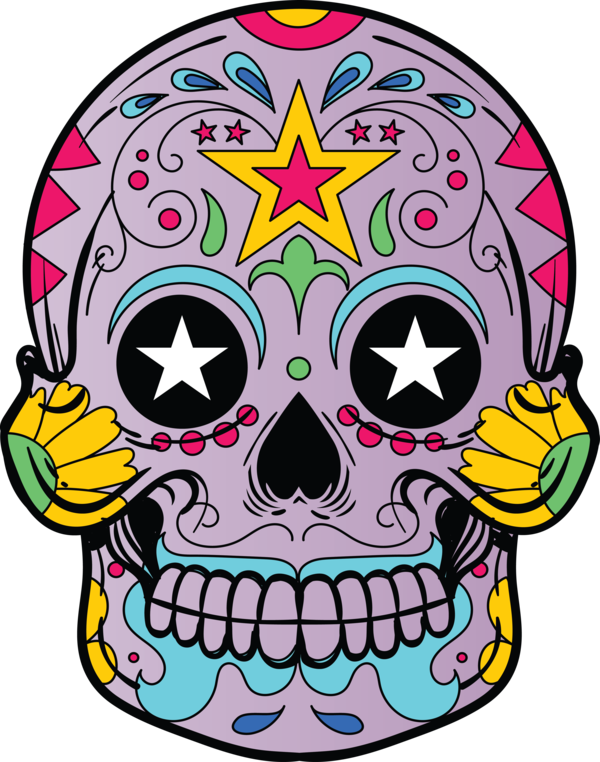 Transparent Day of the Dead Skeleton animation Cuteness for Calavera for Day Of The Dead
