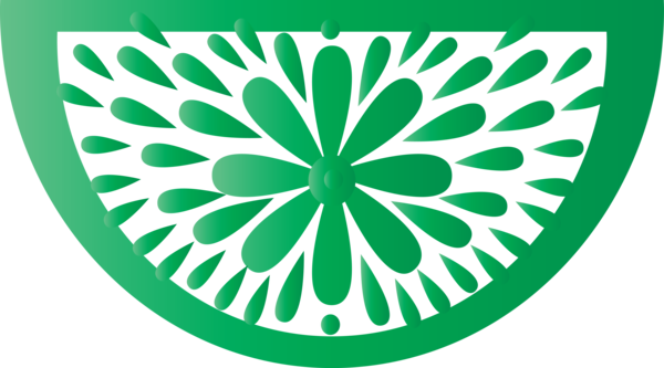 Transparent Day of the Dead Flower Logo Green for Mexican Bunting for Day Of The Dead