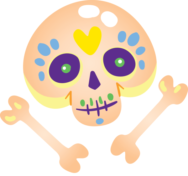 Transparent Day of the Dead Line Behavior Meter for Día de Muertos for Day Of The Dead