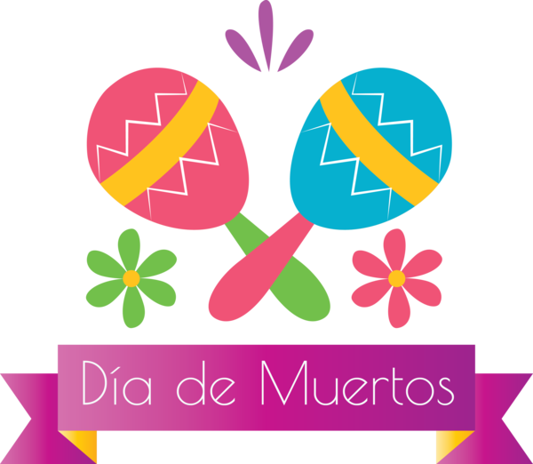 Transparent Day of the Dead Logo Design Petal for Día de Muertos for Day Of The Dead