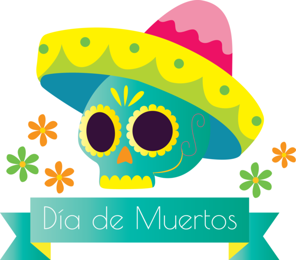 Transparent Day of the Dead Icon Icon design for Día de Muertos for Day Of The Dead