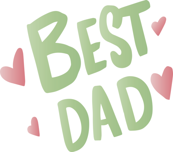 Transparent Father's Day Logo Font Pink M for Happy Father's Day for Fathers Day