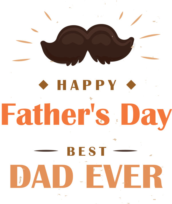 Transparent Father's Day Logo Meter M for Happy Father's Day for Fathers Day