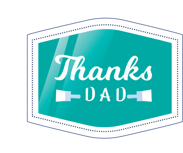 Transparent Father's Day Logo Design Font for Happy Father's Day for Fathers Day