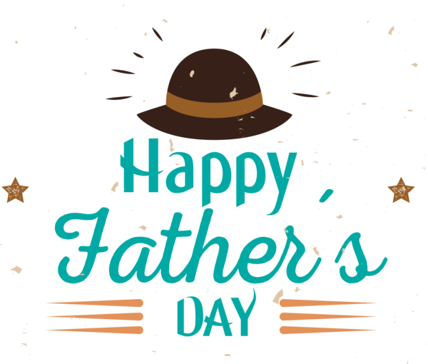 Transparent Father's Day Logo Design Cartoon for Happy Father's Day for Fathers Day