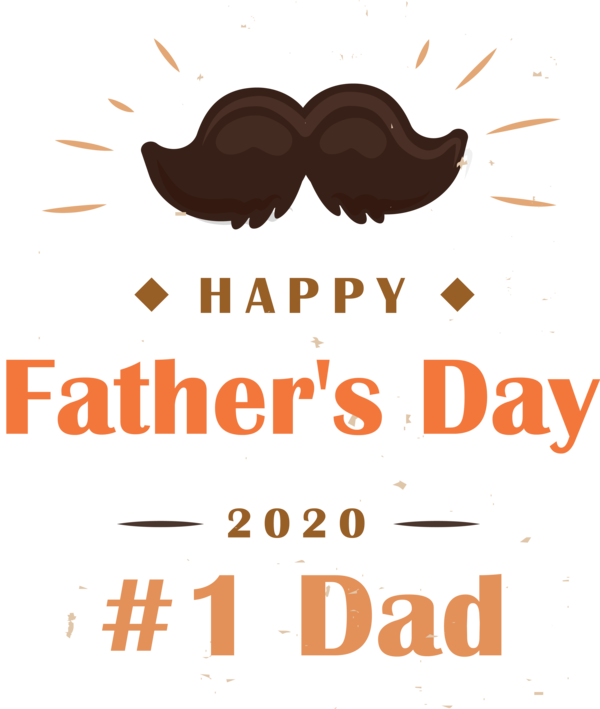 Transparent Father's Day Logo Line Meter for Happy Father's Day for Fathers Day