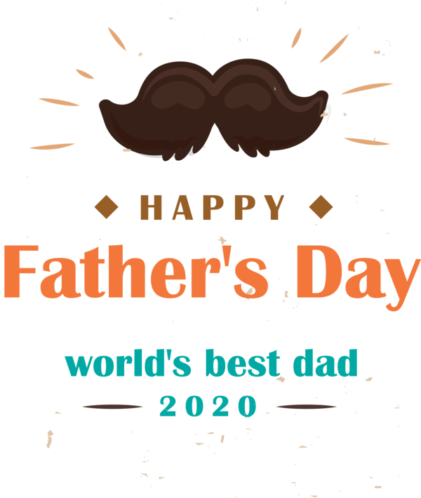 Transparent Father's Day Logo Meter M for Happy Father's Day for Fathers Day