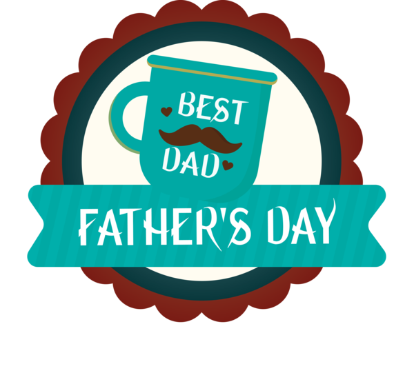 Transparent Father's Day Logo Royalty-free Drawing for Happy Father's Day for Fathers Day