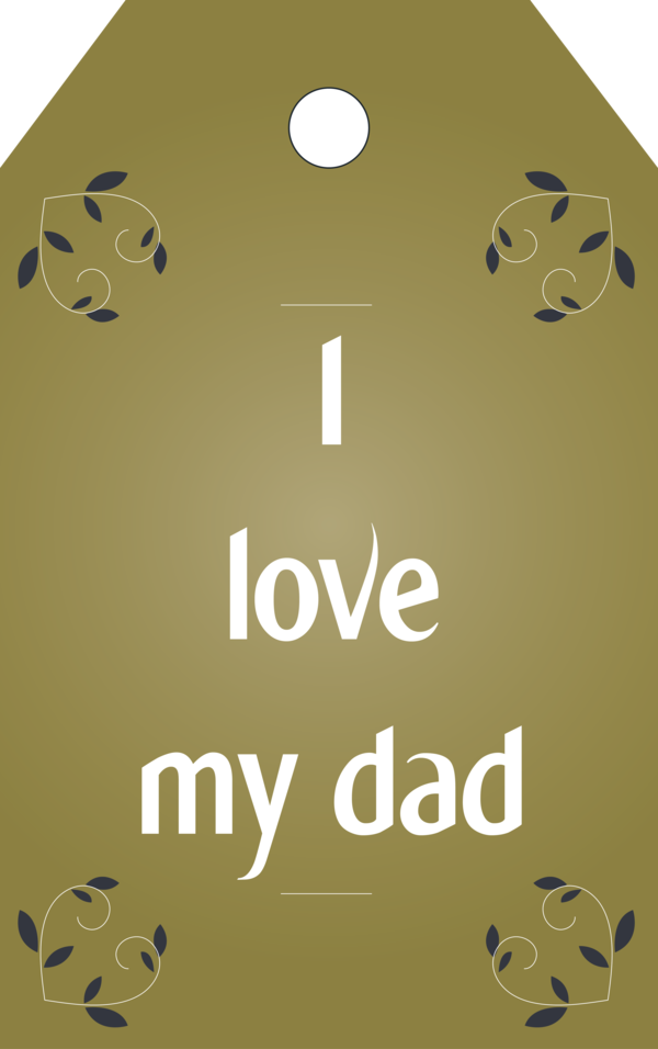Transparent Father's Day Poster Pattern Yellow for Happy Father's Day for Fathers Day