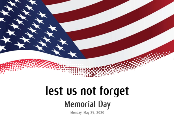 Transparent Memorial Day United States Flag of the United States for US Memorial Day for Memorial Day