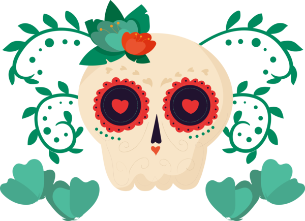 Transparent Day of the Dead Owls Character Pattern for Calavera for Day Of The Dead