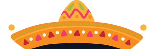 Transparent Cinco de mayo Party hat Hat Meter for Fifth of May for Cinco De Mayo