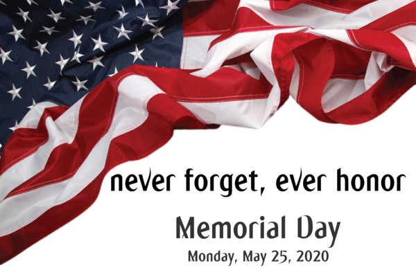 Transparent Memorial Day Flag of the United States  All American Septic, LLC for US Memorial Day for Memorial Day