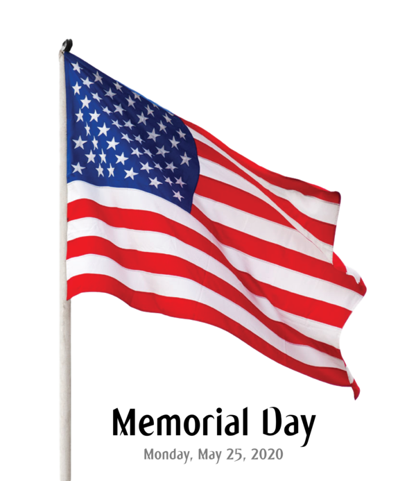 Transparent Memorial Day United States Flag Flag of the United States for US Memorial Day for Memorial Day