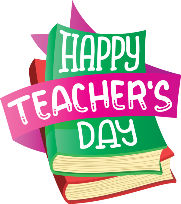 Transparent World Teacher's Day Logo Pink M Design for Teachers' Days for World Teachers Day