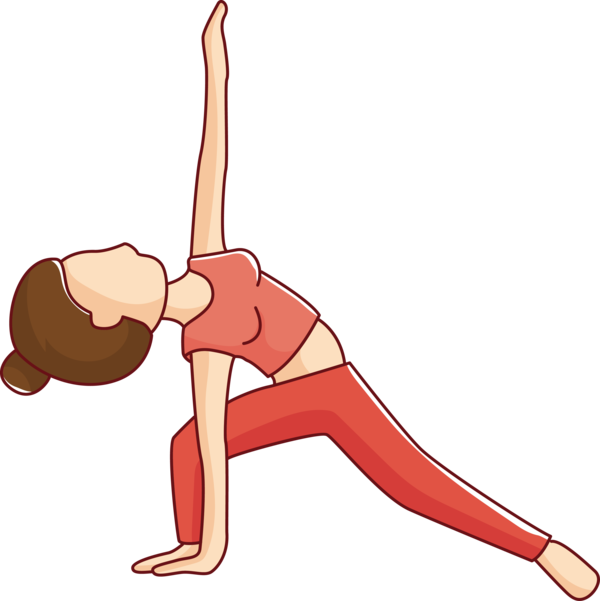 Transparent Yoga Day Yoga Cartoon Exercise for Yoga for Yoga Day
