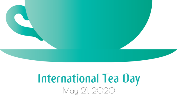 Transparent International Tea Day Logo Font Green for Tea Day for International Tea Day