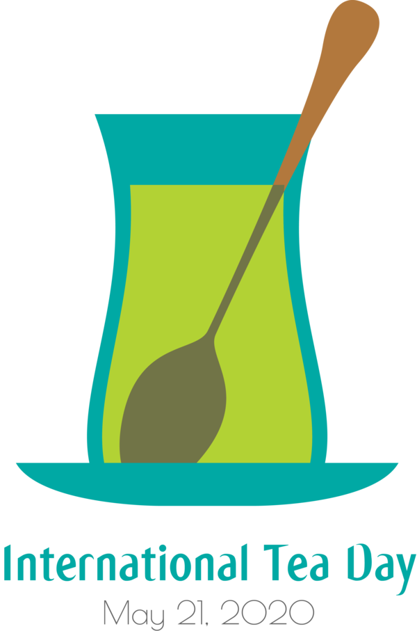 Transparent International Tea Day Logo Leaf Green for Tea Day for International Tea Day