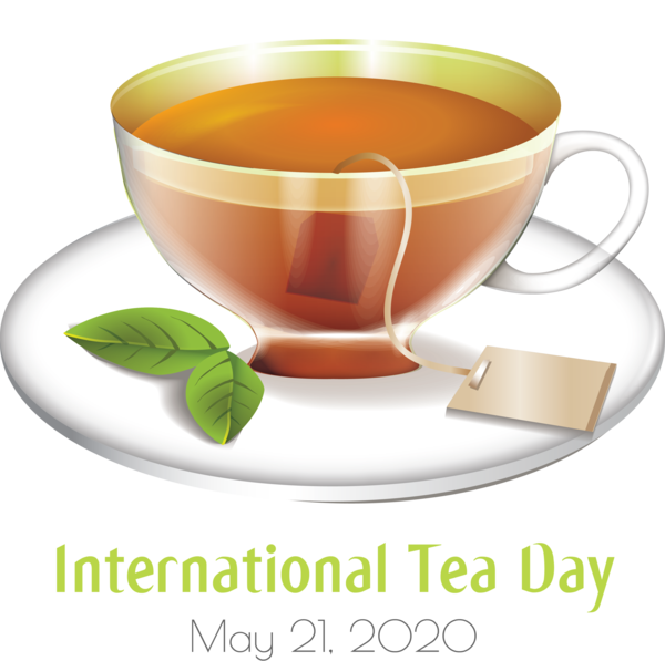 Transparent International Tea Day Green tea Tea Coffee for Tea Day for International Tea Day