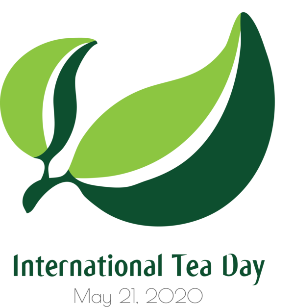 Transparent International Tea Day Logo Produce Font for Tea Day for International Tea Day