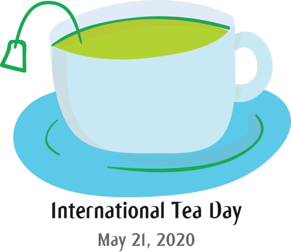 Transparent International Tea Day Coffee cup Logo Coffee for Tea Day for International Tea Day