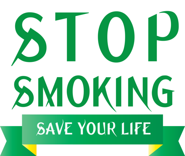 Transparent World No-Tobacco Day Logo Green Number for No Tobacco Day for World No Tobacco Day
