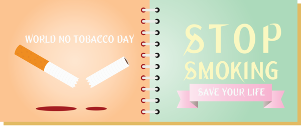 Transparent World No-Tobacco Day Angle Line Yellow for No Tobacco Day for World No Tobacco Day