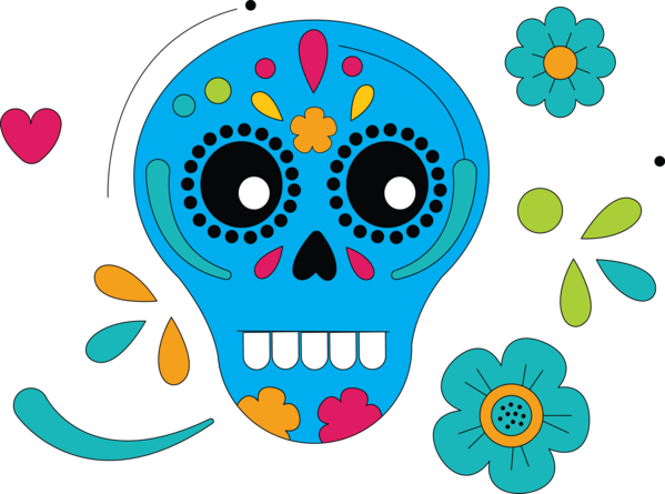 Transparent Day of the Dead Customer relationship management Flower Management for Calavera for Day Of The Dead
