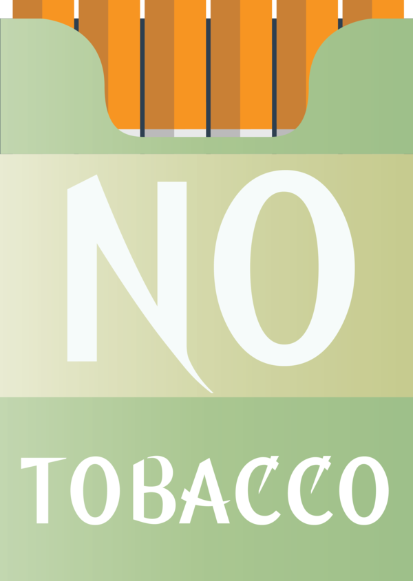 Transparent World No-Tobacco Day Logo Font Design for No Tobacco Day for World No Tobacco Day