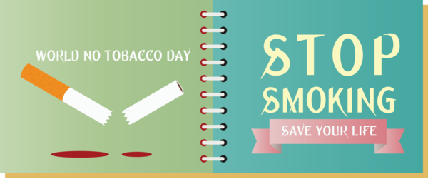 Transparent World No-Tobacco Day Angle Line Font for No Tobacco Day for World No Tobacco Day