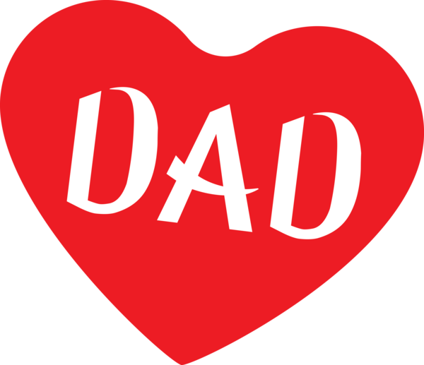 Transparent Father's Day Logo Queer Font for Happy Father's Day for Fathers Day