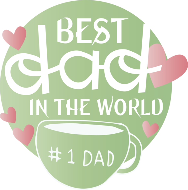 Transparent Father's Day Logo Design label.m for Happy Father's Day for Fathers Day